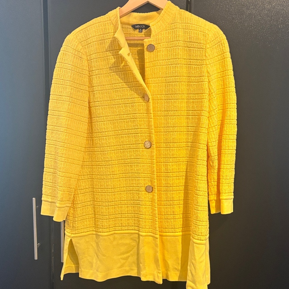 Misook Women's Yellow Jacket